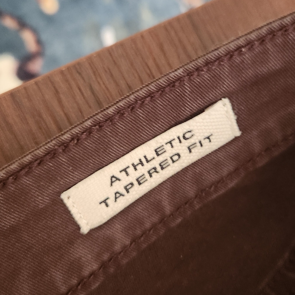 Flint and Tinder 365 Chino Pant - 33x30 Chocolate Athletic Fit - Picture 4 of 5